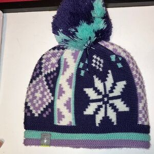 Smartwool Kid Snowflake Beanie Purple Heather Small/Medium 18022-A17